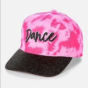 Sparkly, pink justice dance hat